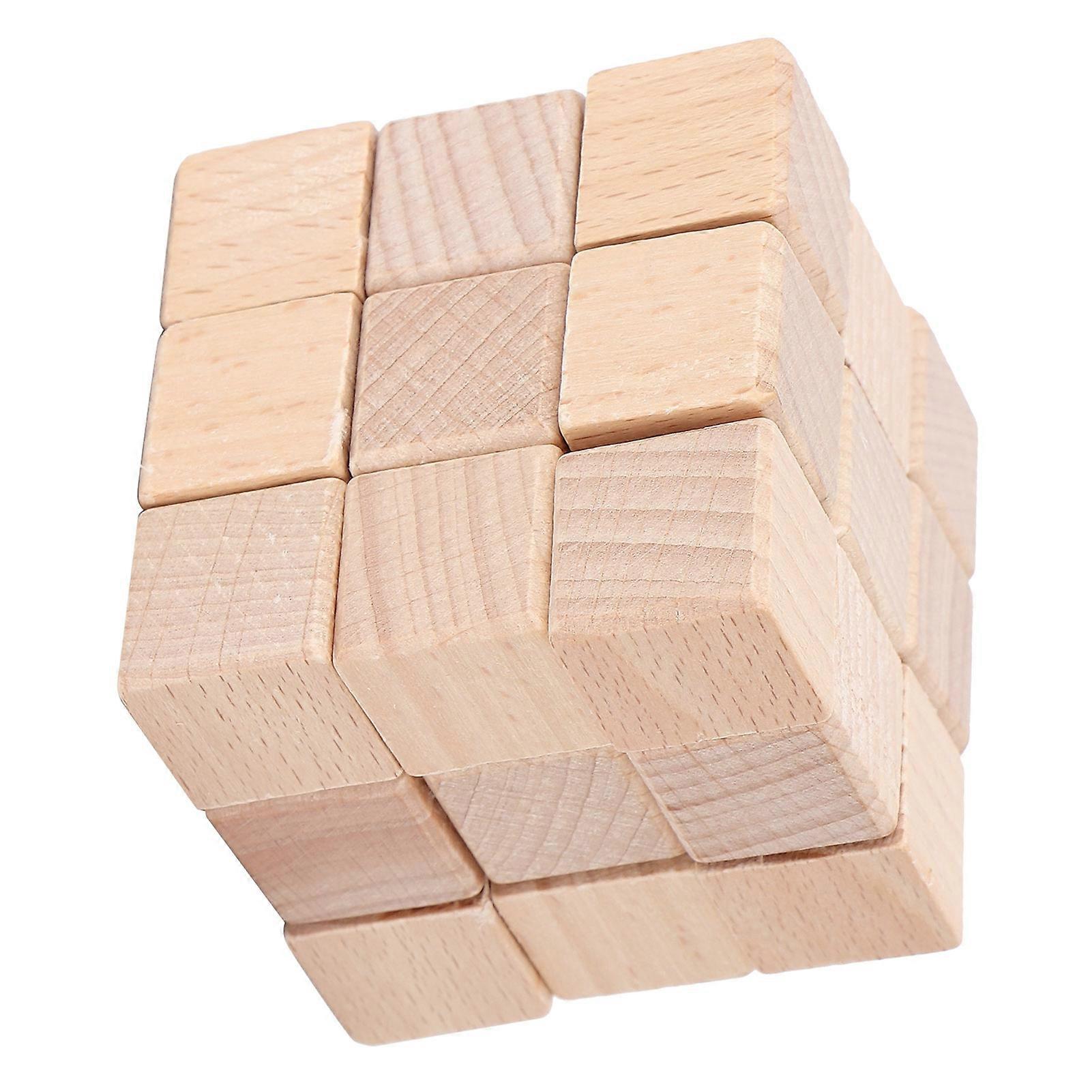 Casse-tête en bois pour le corps et l'esprit, relaxation, casse-tête, verrou, jouet intelligent