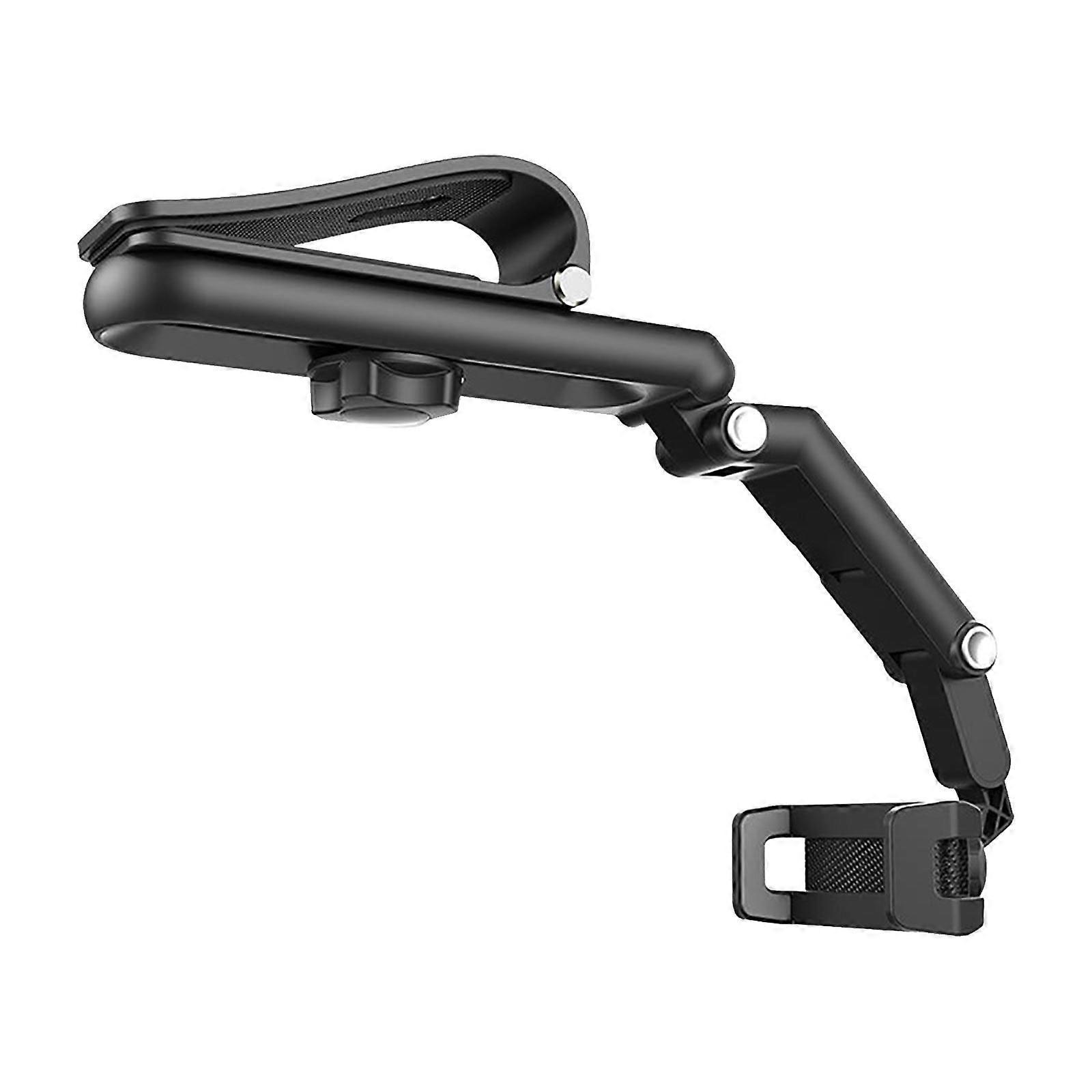 Universal Car Phone Holder for Sun Visor, Adjustable Navigation Bracket, Multifunctional Dashboard Support for Smartphones and GPS Devices