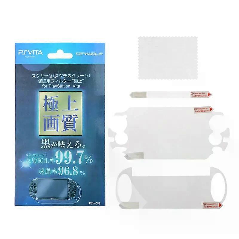 Front Rear Screen Protector Proetctive Film Set for PS Vita PSV1000 Transparent C5AE