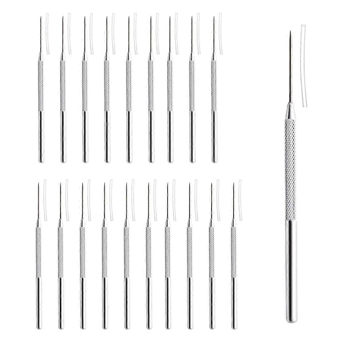 20 Pcs Ceramic Needle Clay Needle Tools Stainless Steel