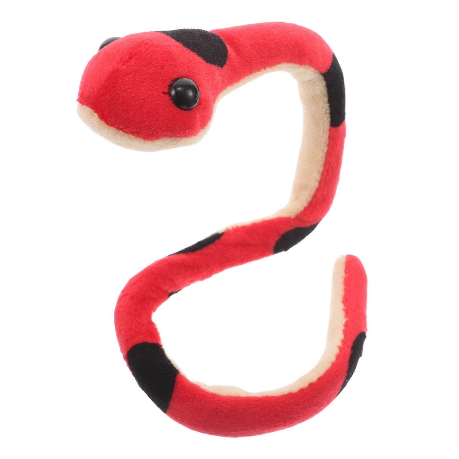 Soft Plush Snake Doll Bracelet for Decoration 3Pcs Cartoon Snake Toy Wristband
