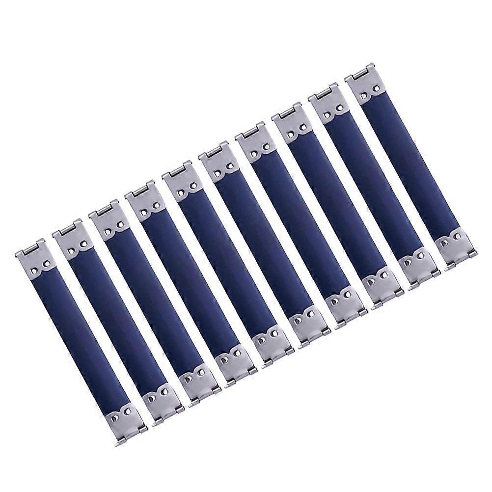 Metal Internal Flex Frames for Handbag Replacement 100Pcs Silver Spring Clips