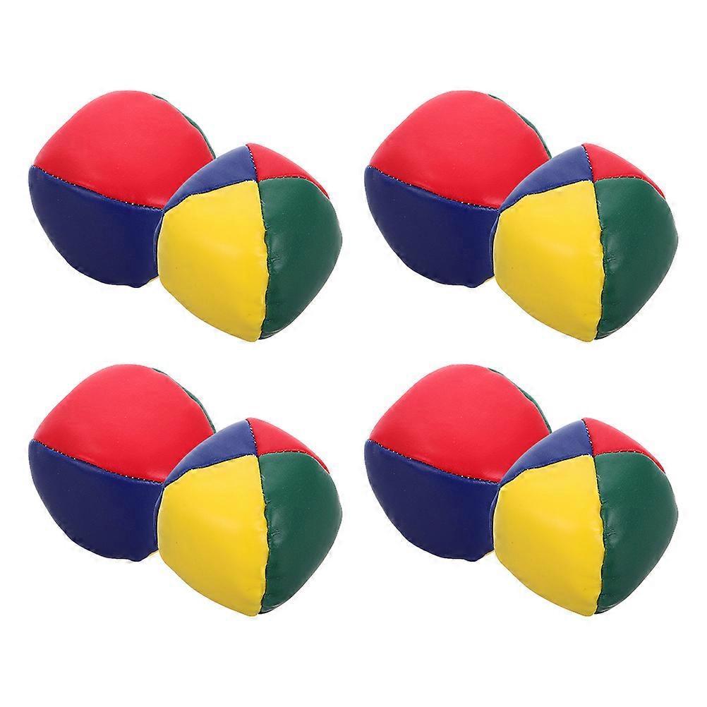 Small Bean Bags PU Material for Tossing Game 24Pcs Colorful Set
