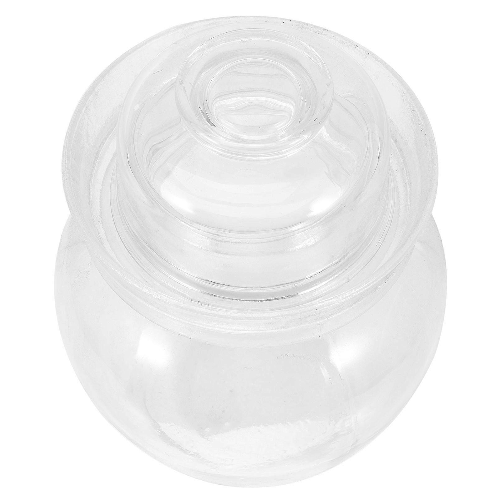 Glass Pickle Jar Household Storage Container for Pickling 2Pcs Set