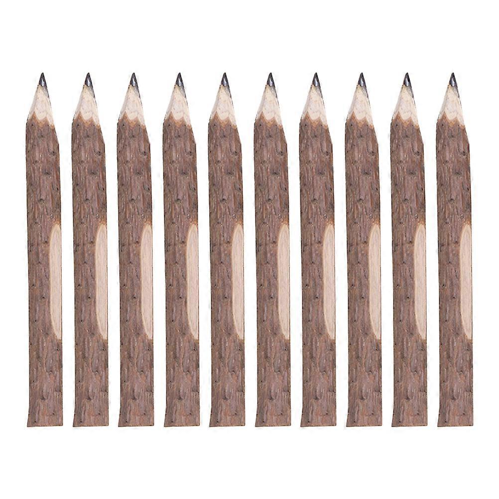Brown Wooden Pencils Erasable Writing Tool 40Pcs for Drawing