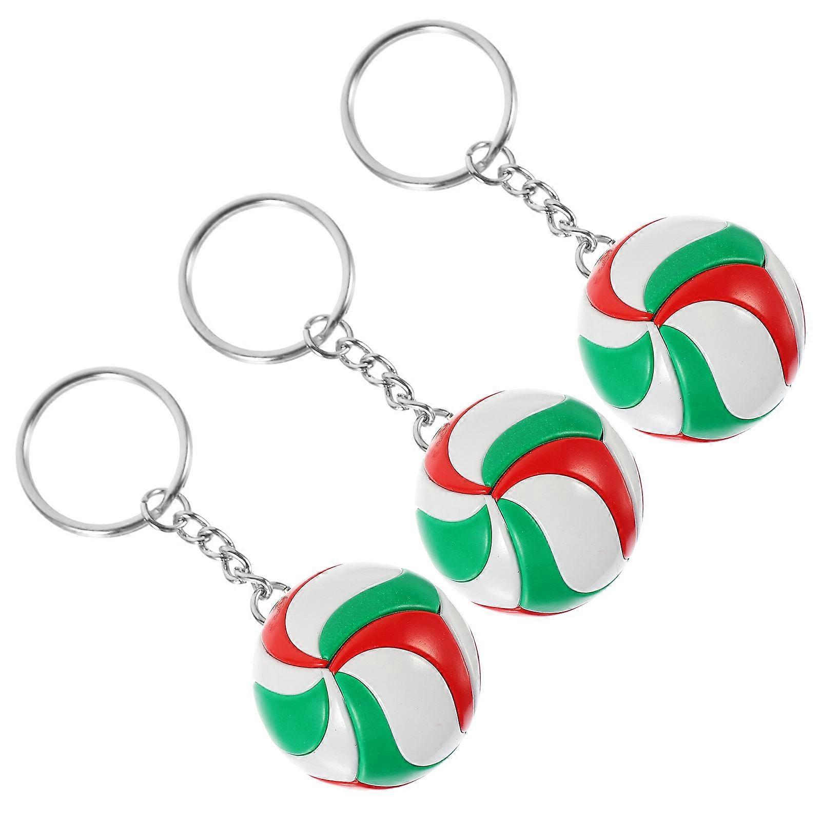 Volleyball Keychains Lightweight Alloy and Keychains 21Pcs