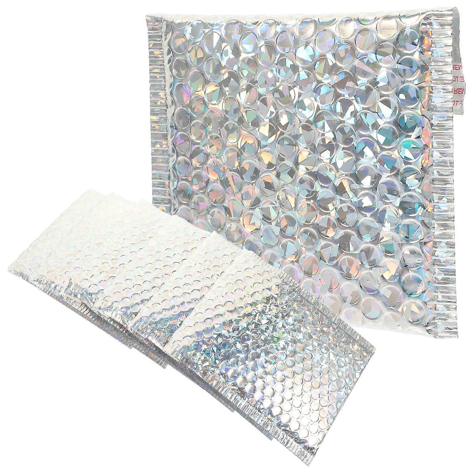 Silver Adhesive Envelopes Mailers for Mailing 100Pcs Multi-Function Bags