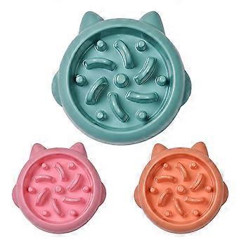 Walbest Non-Slip Slow Feeder Bowl for Dogs, 22.5cm x 4.8cm, PP with Anti-Choking Feature