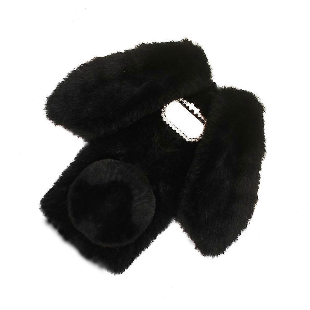 Phone Case Compatible with Galaxy E Plush Rabbit Shape Hand Warmer 3Pcs Set