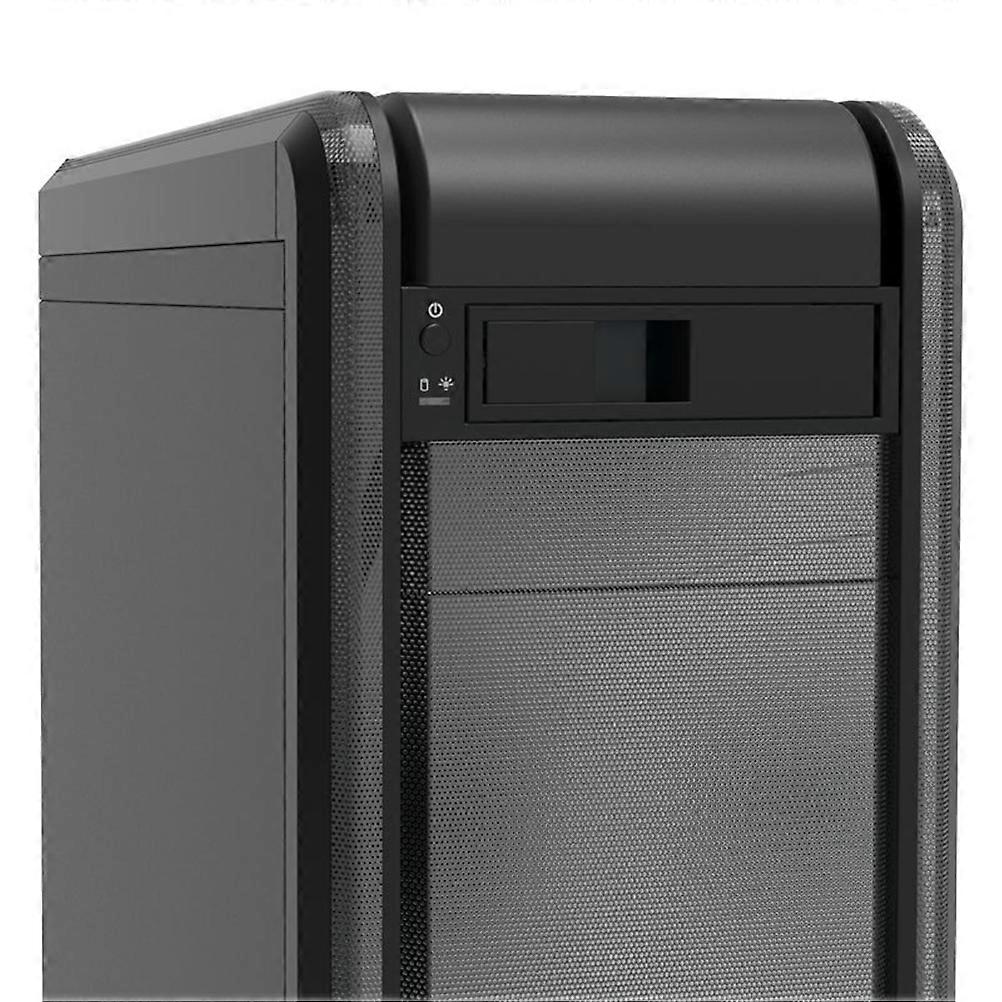 SSD Holder Mounting Bracket For Desktop Computer Upgrading Storage Made From Black Stainless Steel With Toolless Installation 1Pcs