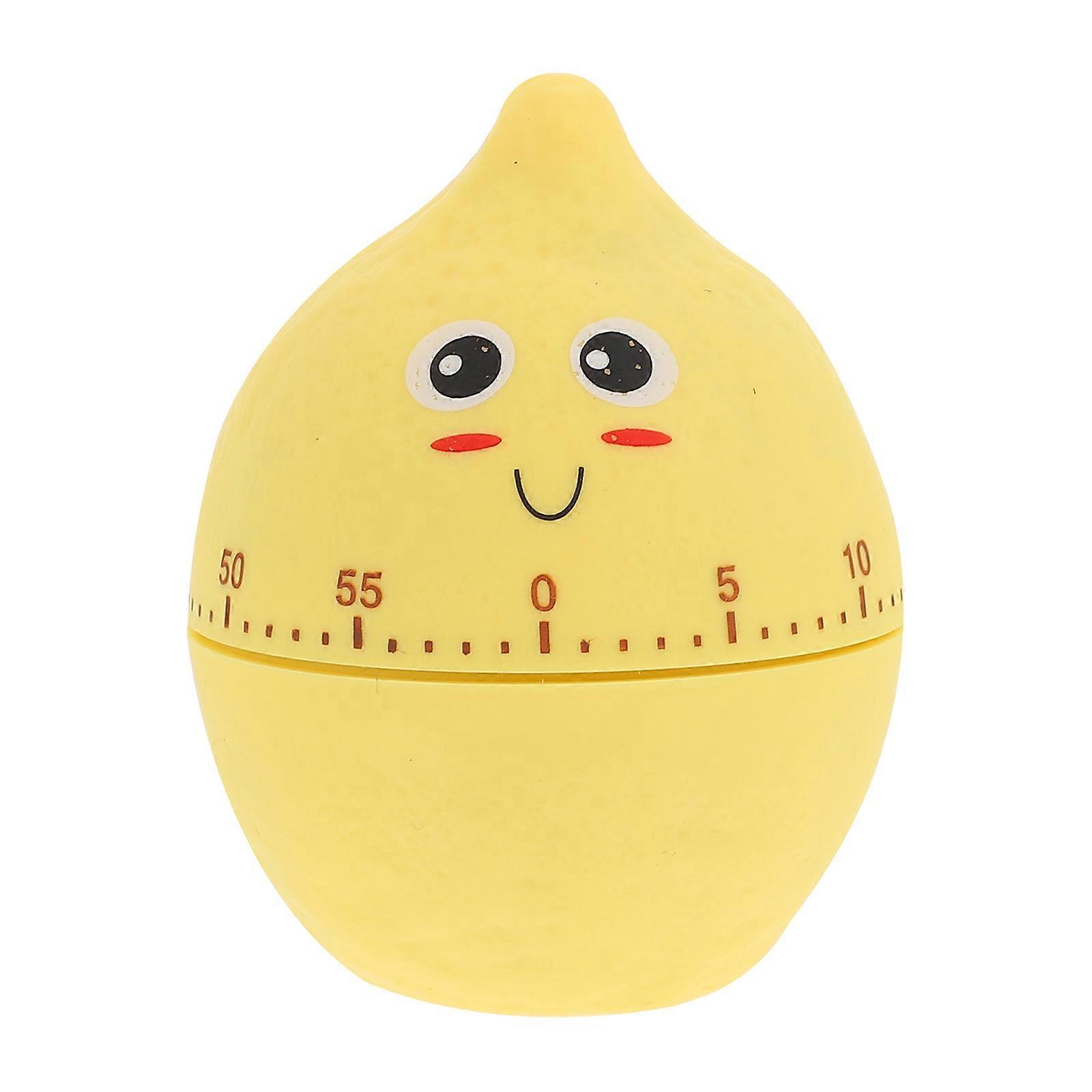 Kitchen Cooking Timer for Time Management Use 2Pcs Mechanical Lemon-Shape