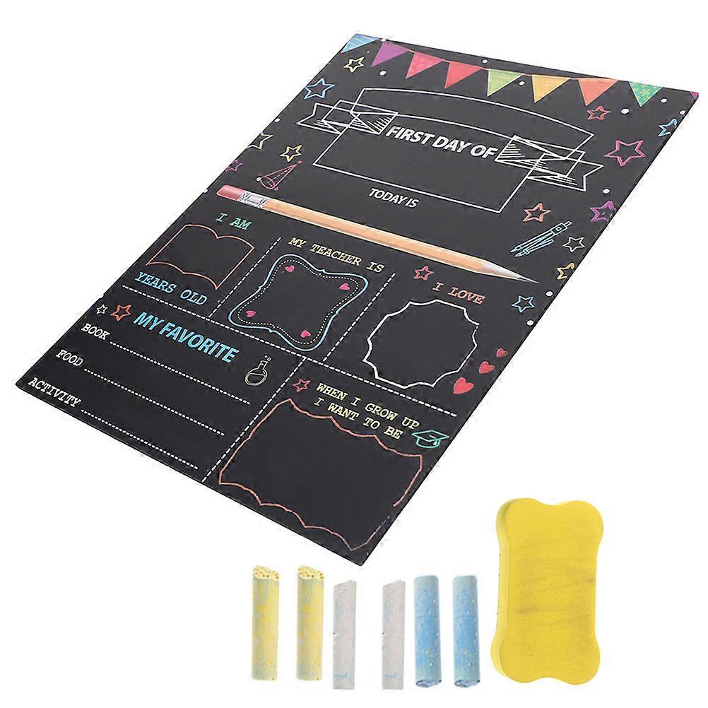 First Day Chalkboard For Children 30.5X21.5CM Home Decoration Rectangular Creative 3 Sets