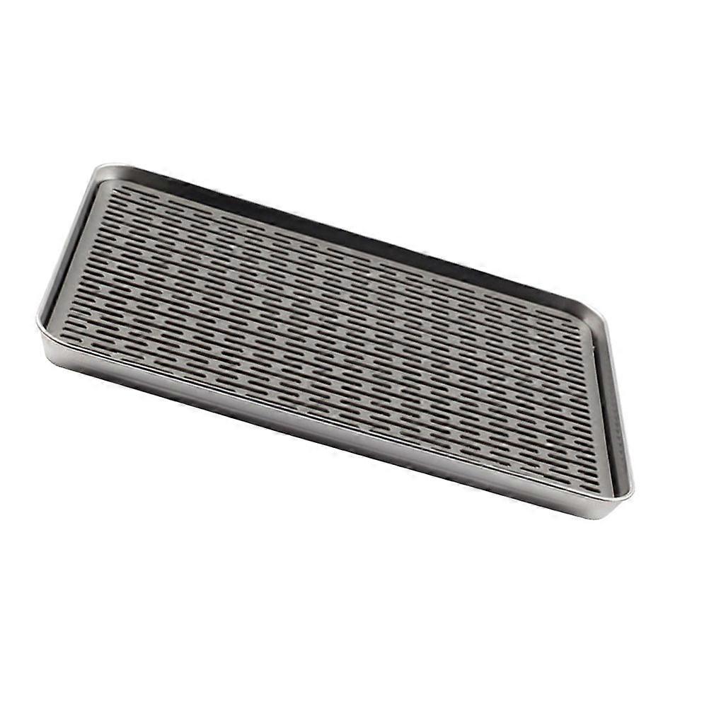 Desktop Tea Tray Rectangular Design Suitable For Hotels And Family Dinners Double Layer 23.5X17.5X2.5CM 1Set