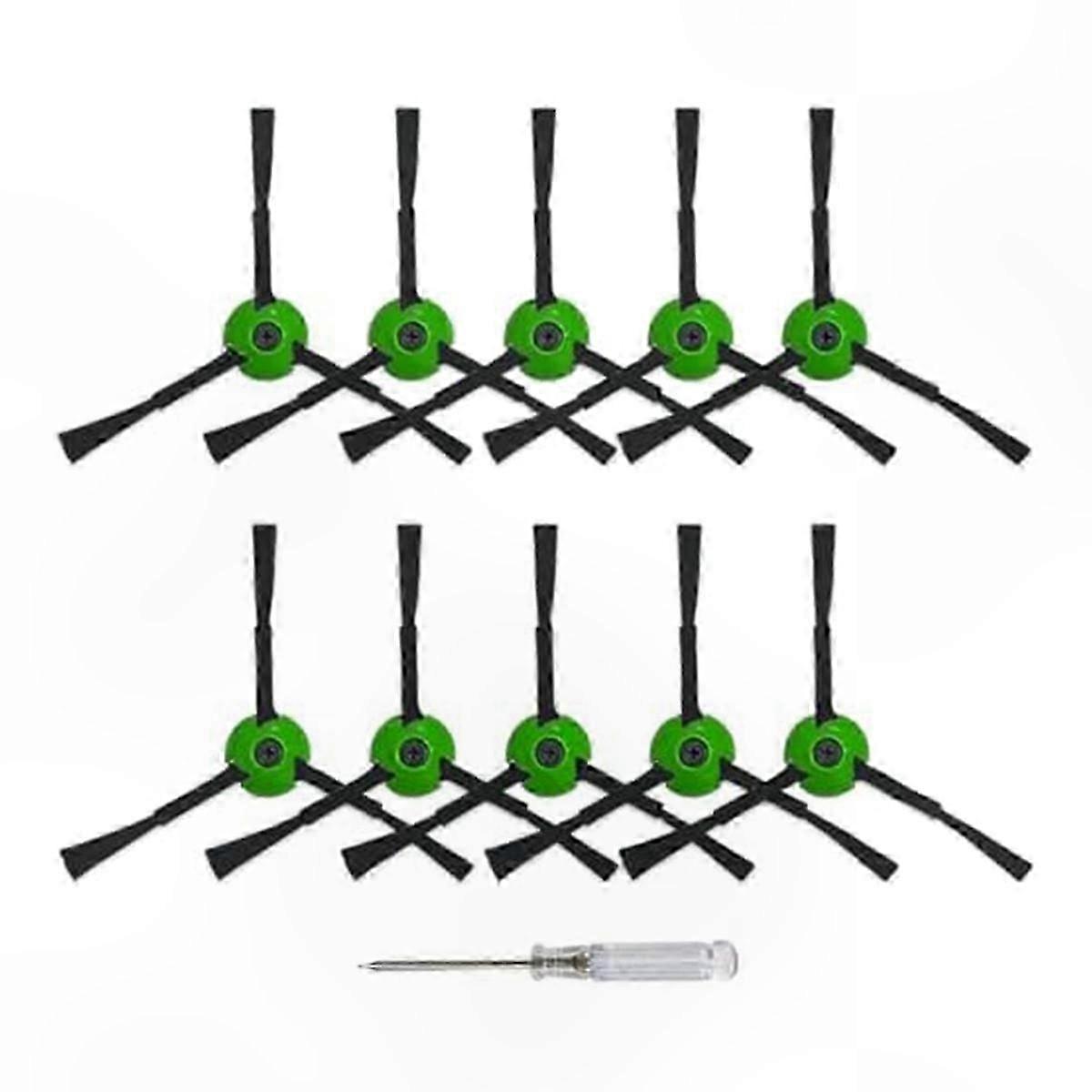 10-Pack Side Brushes Compatible with Roomba I, J, E Series Models, Edge-Cleaning Replacement Brushes