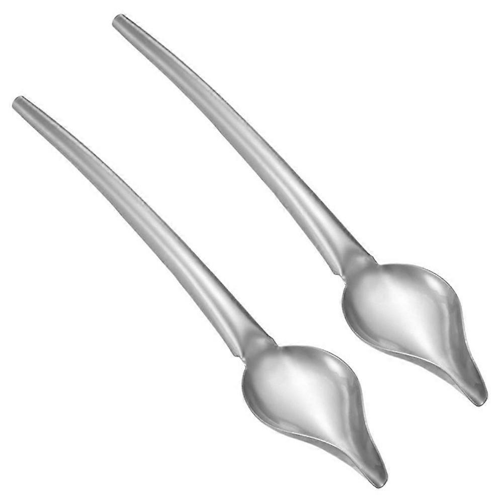Chocolate Spoons Stainless Steel for Cake Decorating 6Pcs Cake Baking Tools