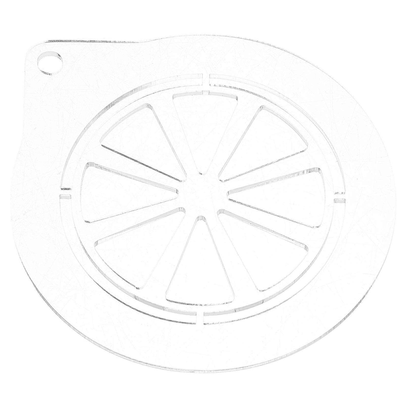 Hot Chocolate Stencil Acrylic Coffee Stencil for Decorating 4Pcs