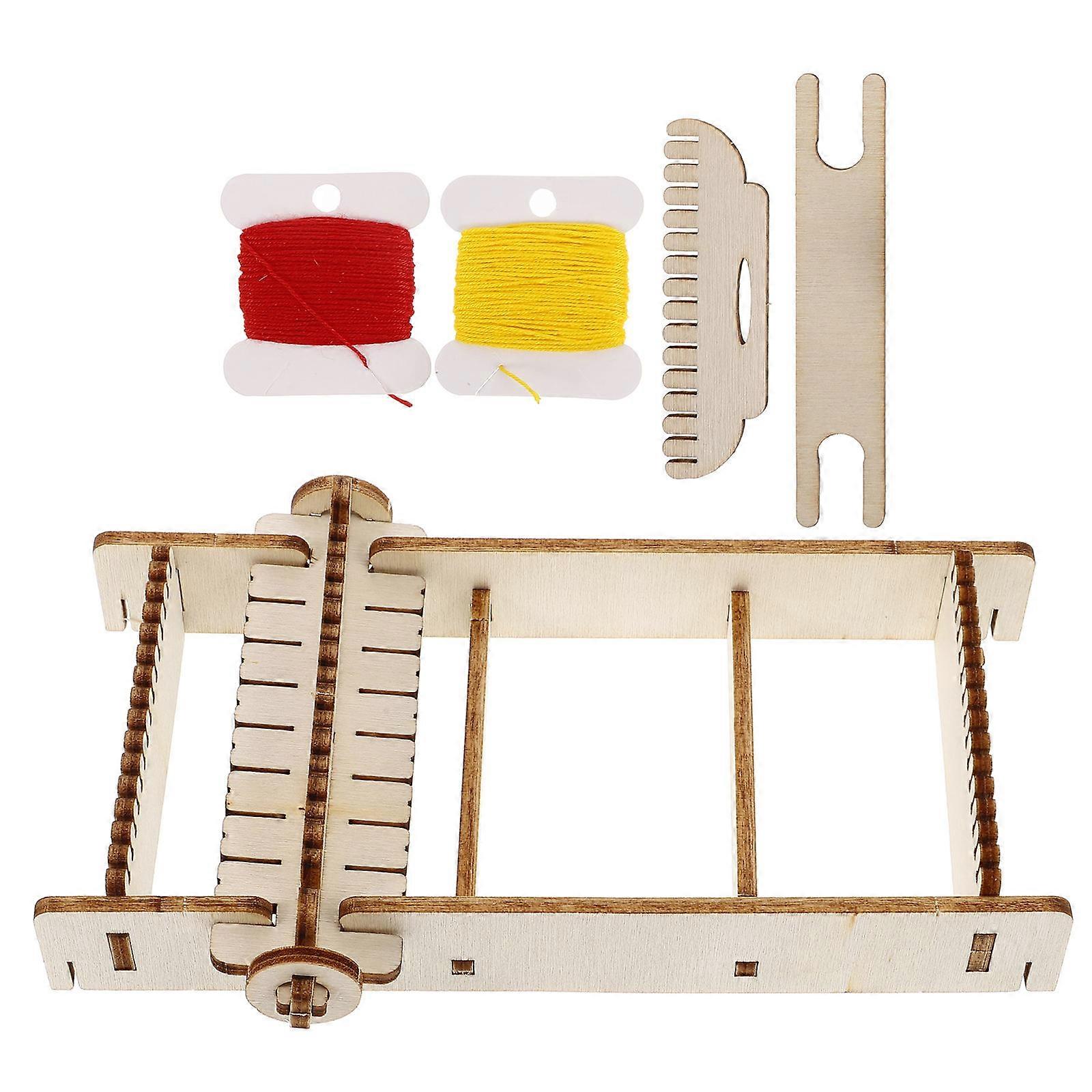 Wooden Hand-knitting Weaving Loom For Artists Craft Enthusiasts 15X10X3CM Size 2 Sets