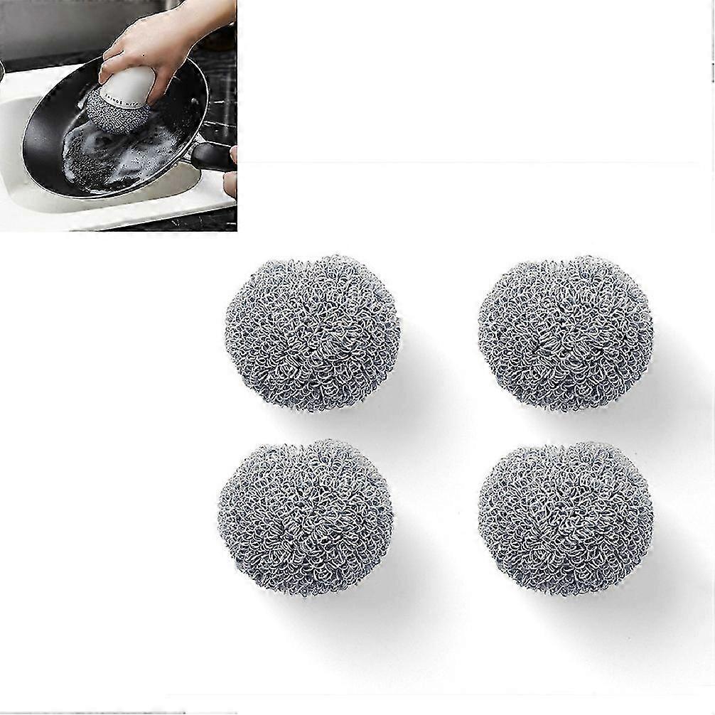 4 PCS / Set Polyester Cleaning Brush Replacement Heads 4 Replacement Heads 26s