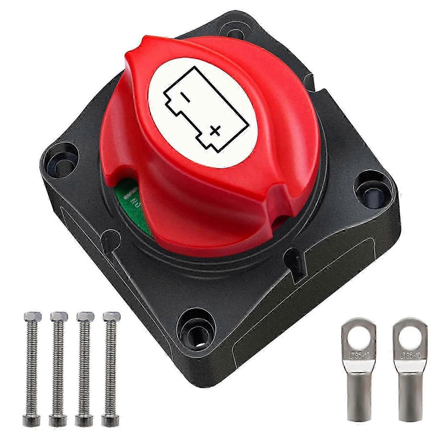 Battery Disconnect Switch 12V 24V 48V 60V Battery Master Cut Off Isolator Switch Waterproof for Mar-2025