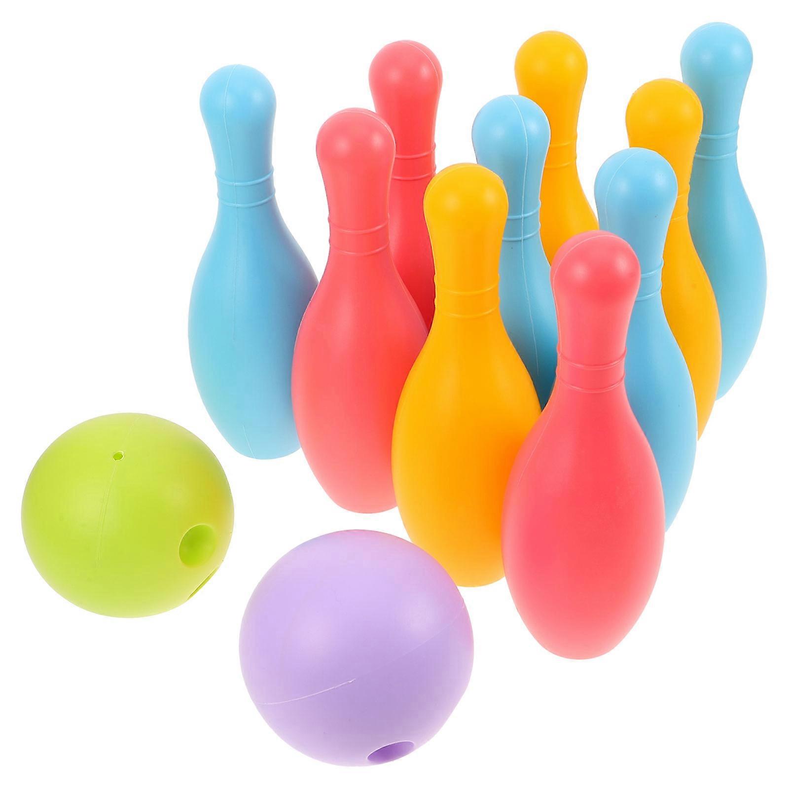 Interactive Bowling Pins And Balls Toy Set For Children Suitable For Birthday Events And Preschool Activities Promoting Sports Interest Starter 2 Sets
