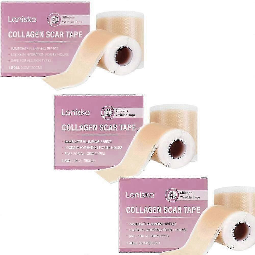 Collagen Scar Tape For Face, Losveo Silicone Scar Sheets For Face Wrinkles for All Skin Types