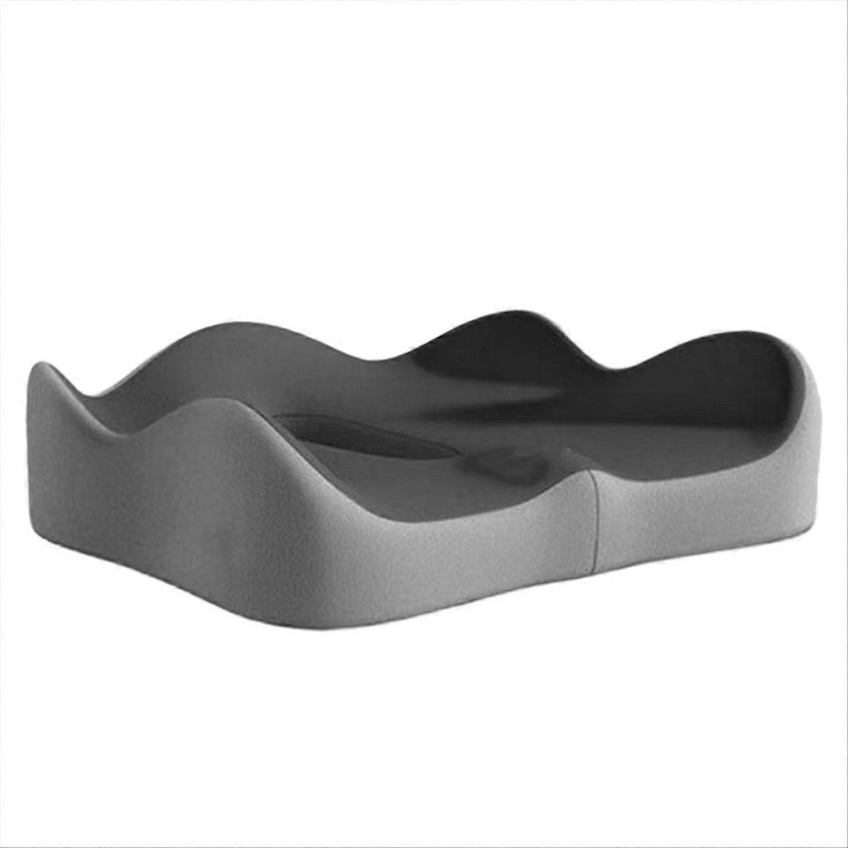 1Pcs Memory Foam Seat Cushion - 3D Ergonomic Support,Black Gray