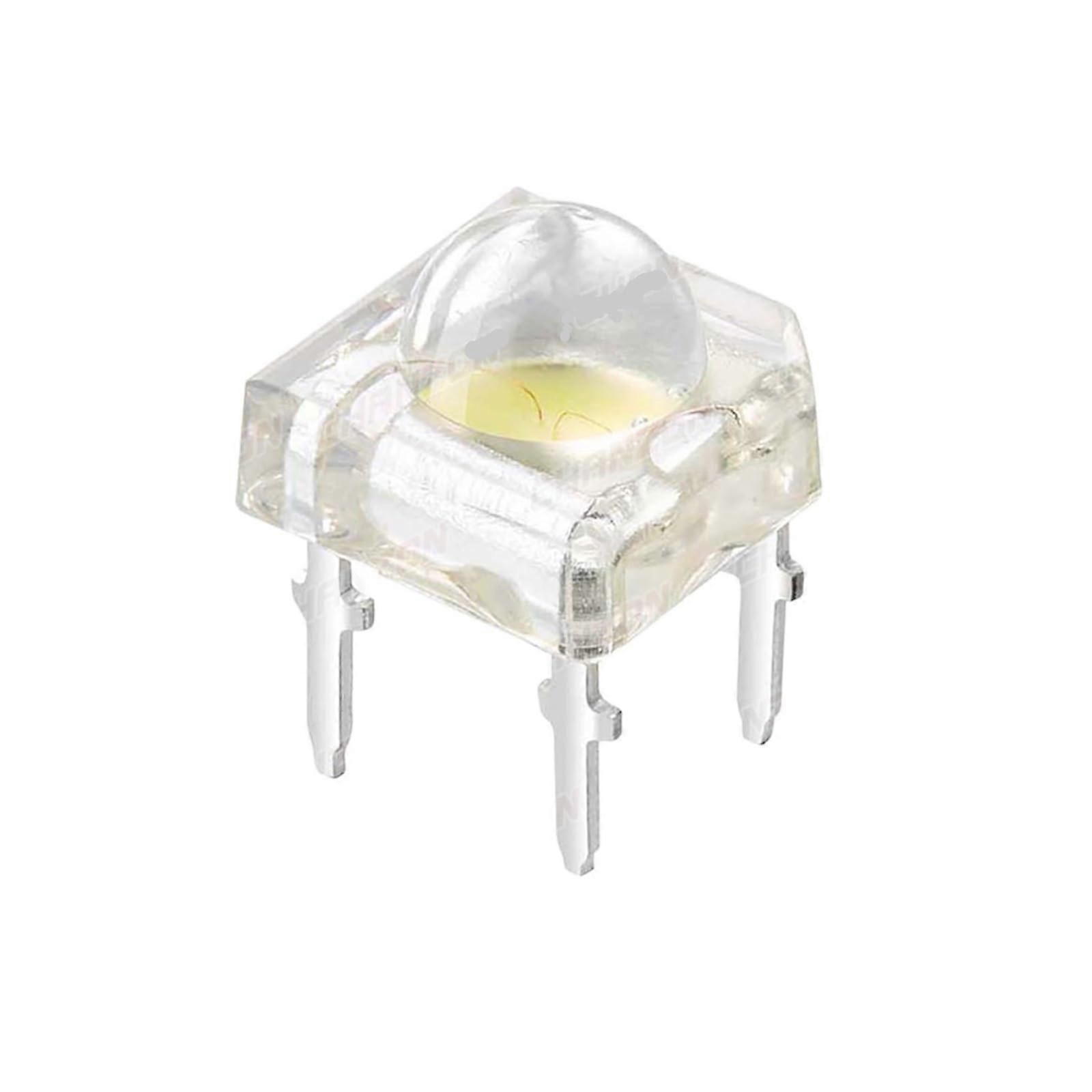 5mm LED Diode 5 Pcs DIP Super Flux F5 Round Multi Color LEDs Warm White Red Green Blue Yellow