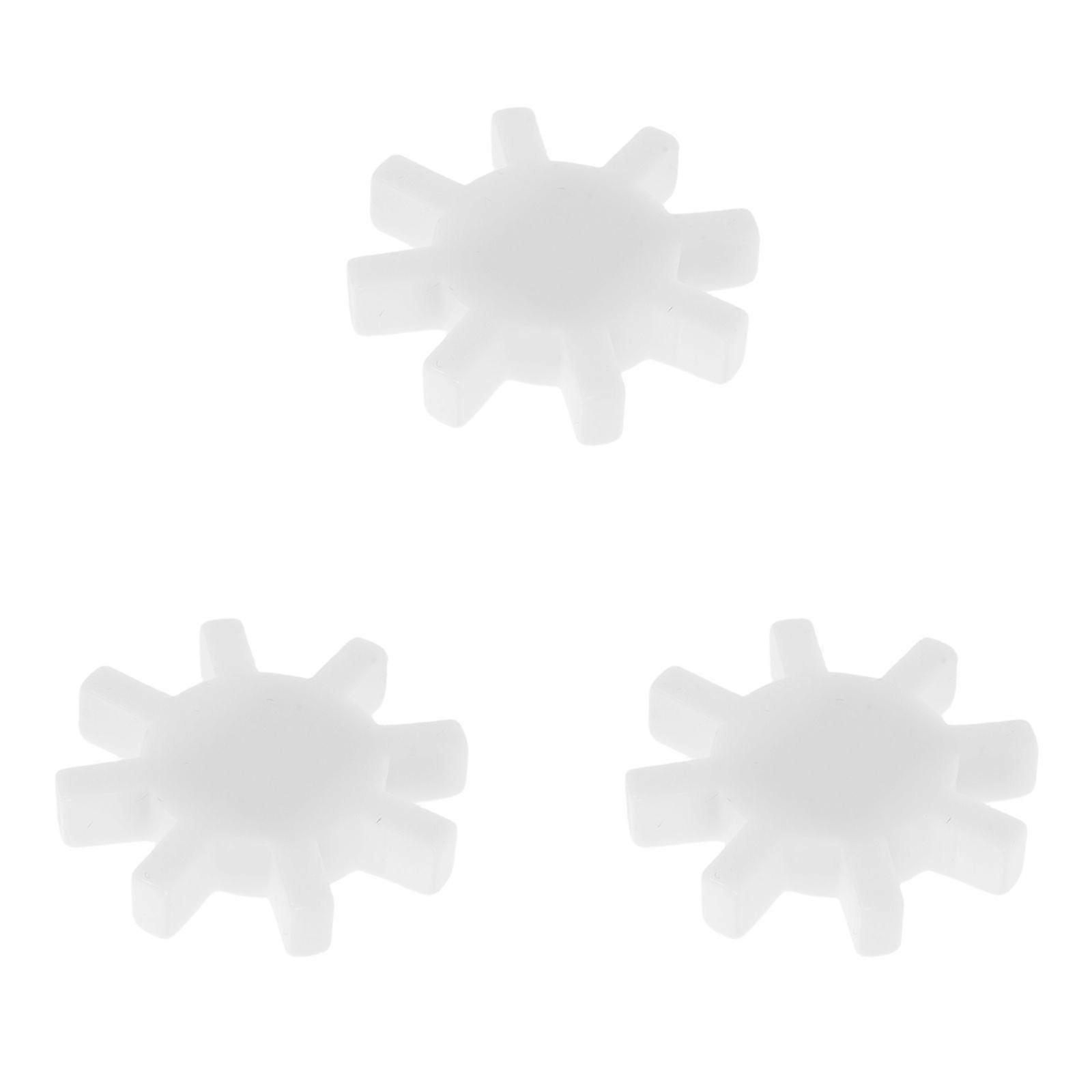 3pcs Ptfe Magnetic Stirrer Bars: Gear Shape Stir Bars Lab Mixing Accessories Laboratory Rods For Magnetic Stirrer Mixer Experiments