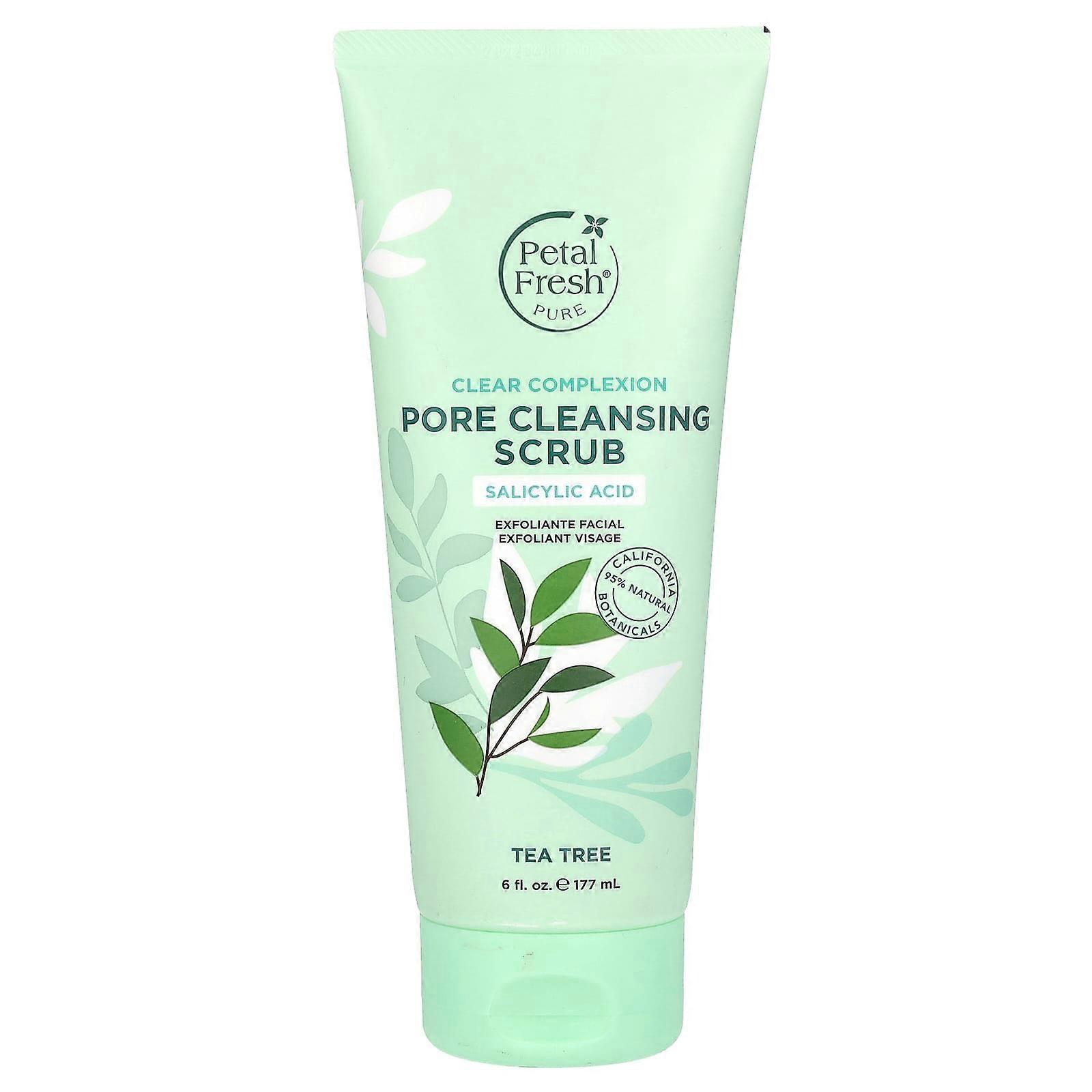 Pure, Clear Complexion Pore Cleansing Scrub, Tea Tree, 6 fl oz (177 ml)