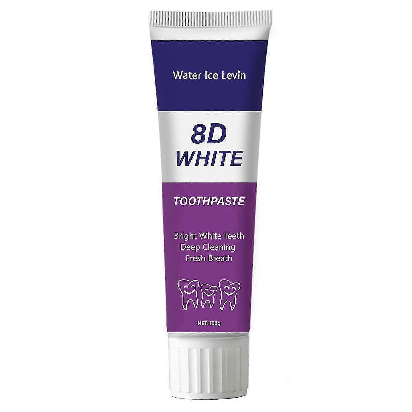 8D Whitening Toothpaste, Tooth Whitening Toothpaste, Tooth Brightening Toothpaste, Tooth Stain Removal Toothpaste, Fresh Breath