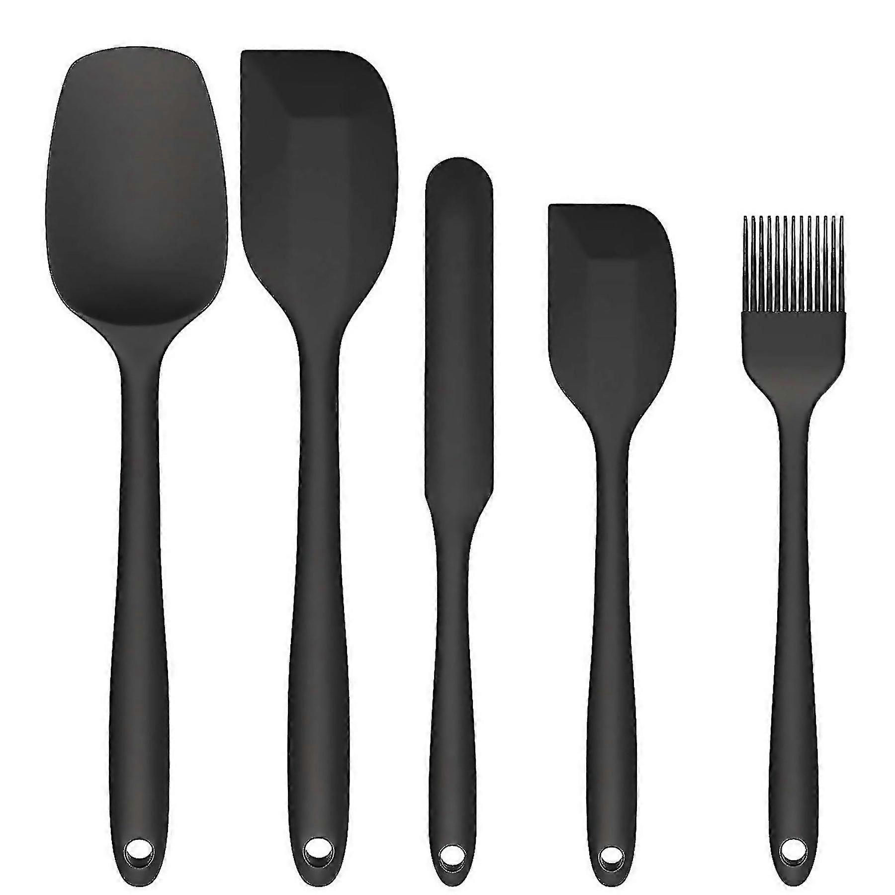 For Spatula Set Silicone Nonstick Scraper Kitchen Baking Cooking 6 Piece Gift New