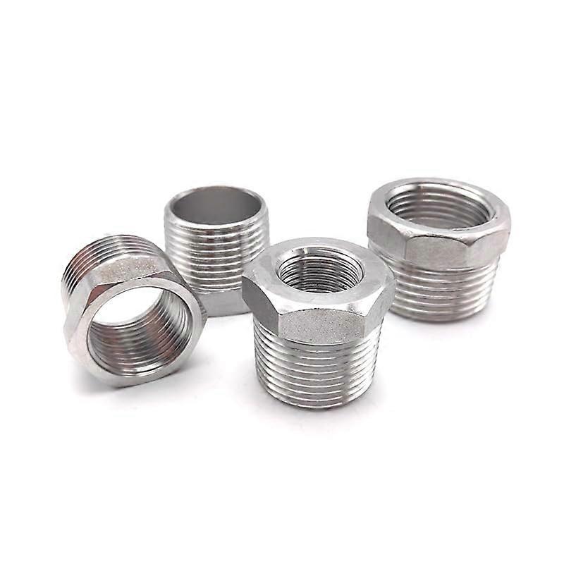 Heart Reducer Bushing DN8(M)DN6(F) BSP Thread, Male/Female Thread, SS304 Stainless Steel Pipe Fittings
