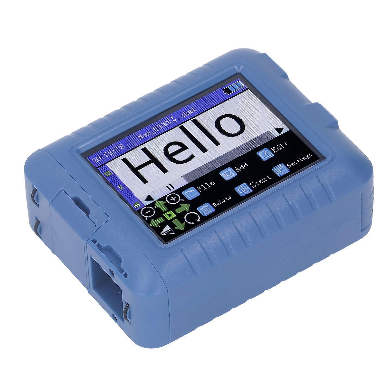 12.7mm 3.5in Mini Smart Inkjet Printer Blue Looking Type C DPI Adjustable QR Code Printing Machine 2000mAh 