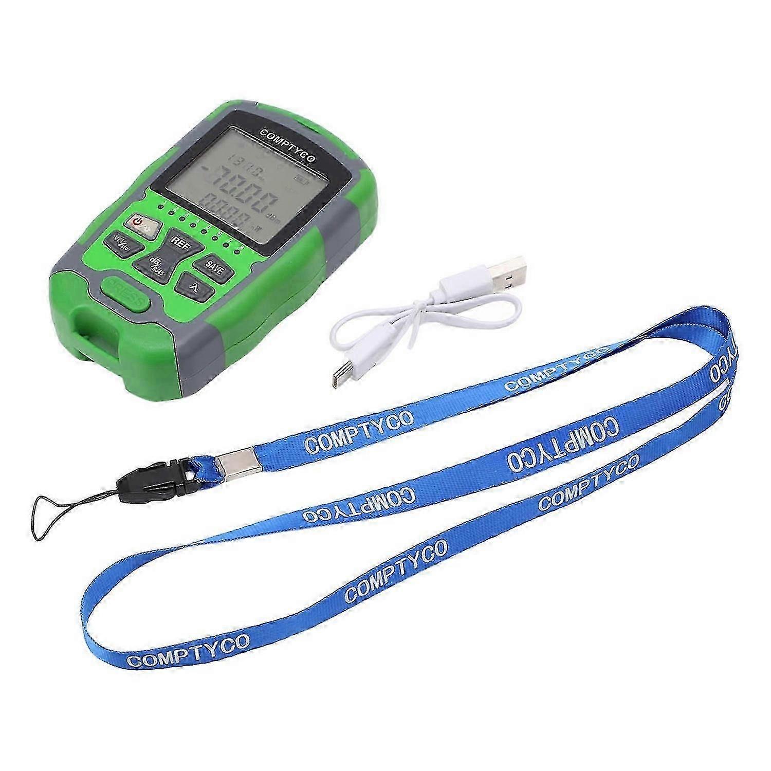 Optical Fiber Power Meter Optic Cable Tester 70~+10dbm Digital Display Rechargeable 20MW