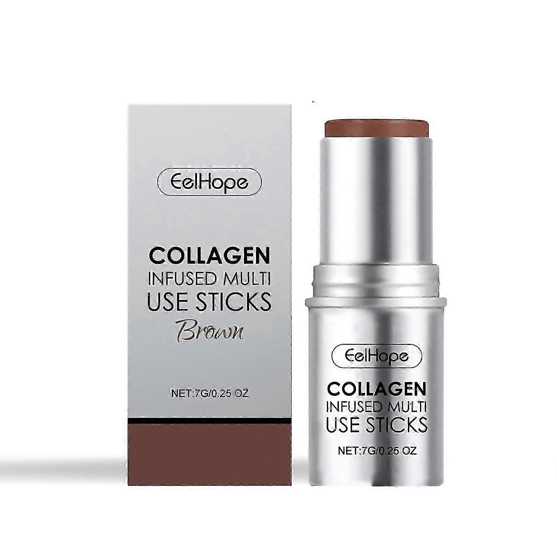 For Collagen Blush Stick Moisturizing Multicolor Makeup For Natural