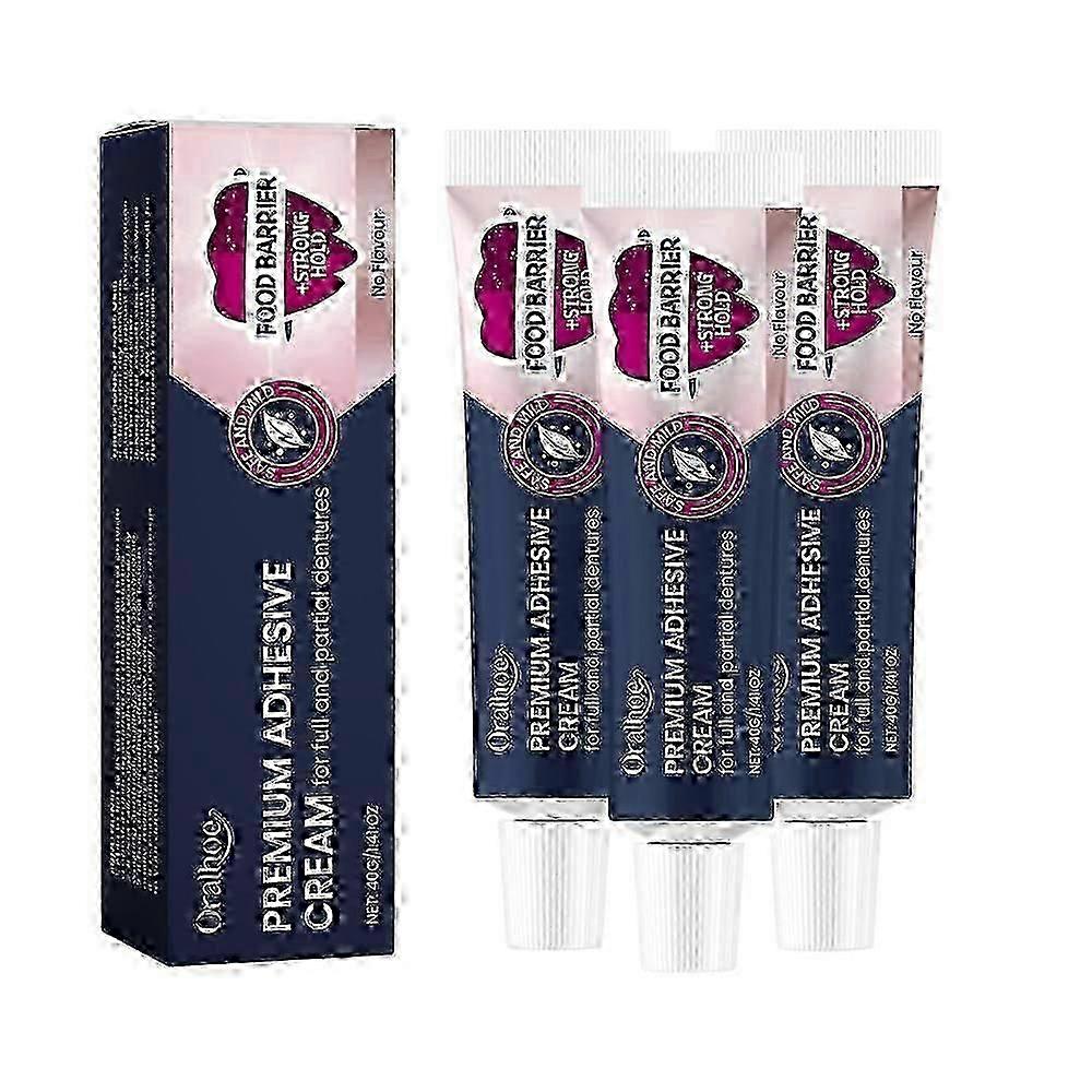Denture Adhesive Fixing Cream Strong Hold Glue Cull Long Lasting