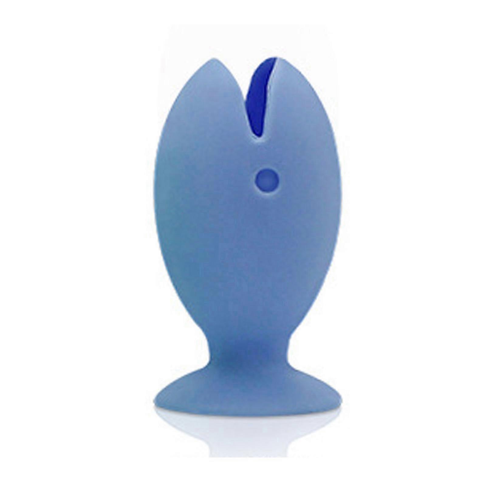 Travel toothbrush protector, silicone fish-shaped bracket for hygiene
