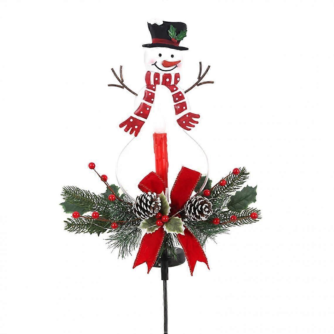 outdoor light snowman decoration