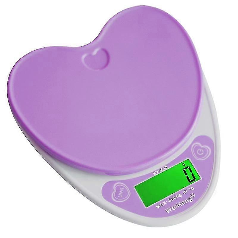 Three Precision Kitchen Scales LCD Digital Scale With Backlight Heart Shaped Food Electronic Scale* @BUGU