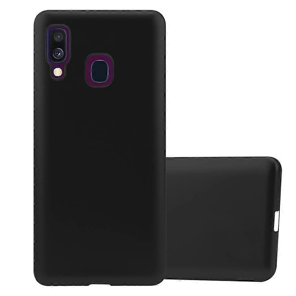 三星 Galaxy A40 保护壳 TPU 保护壳 - 哑光金属设计