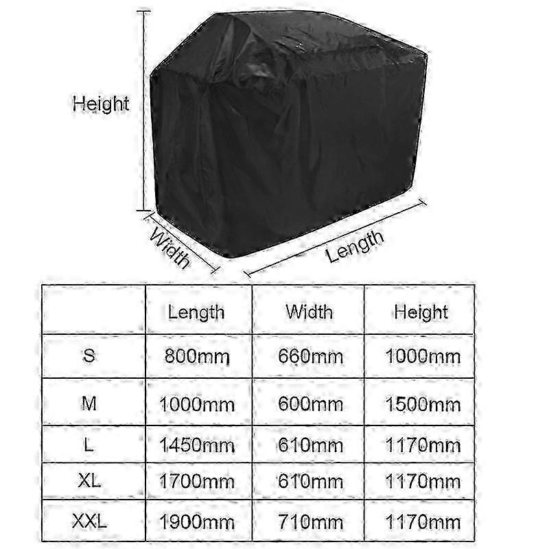 غطاء شواء شواء للشواء شديد التحمل مطور في الهواء الطلق مقاوم للماء مقاوم للغبار غطاء شواء واقي من المطر للشواء
