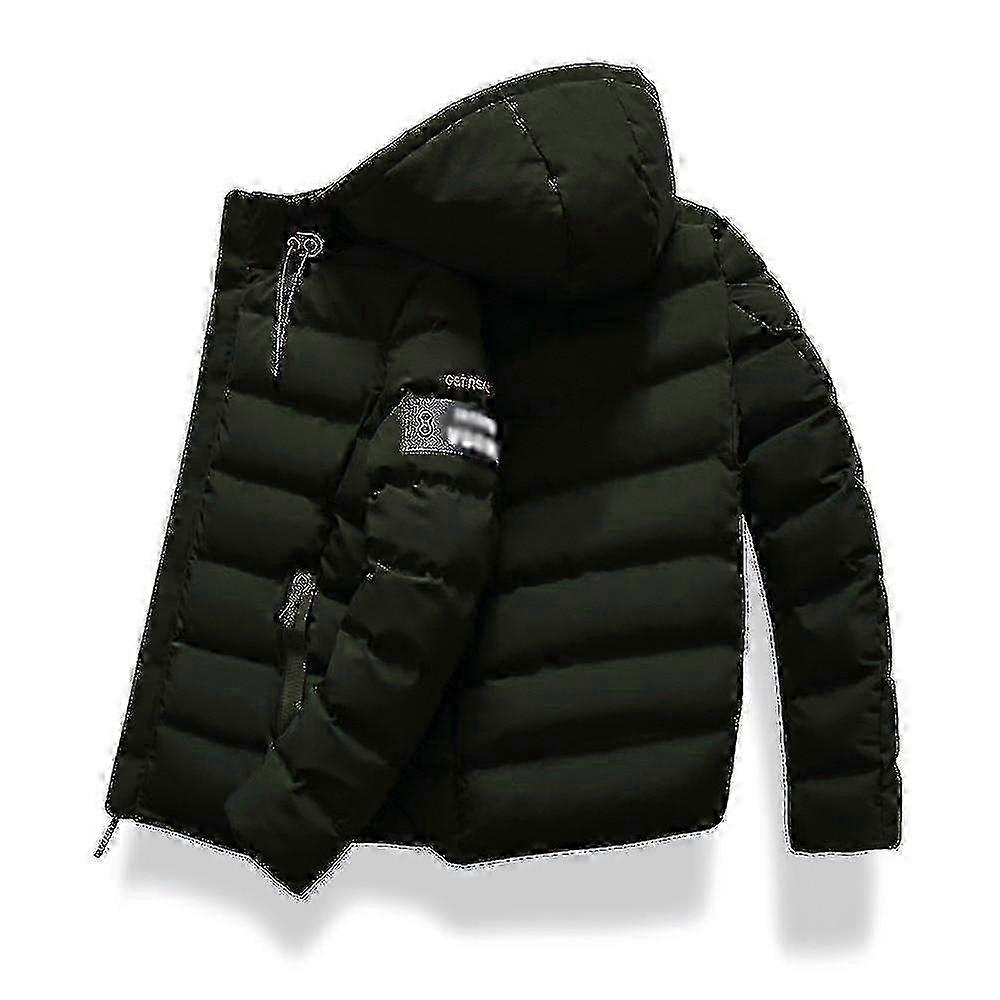 Men Winter Jacket Hooded Warm Coat