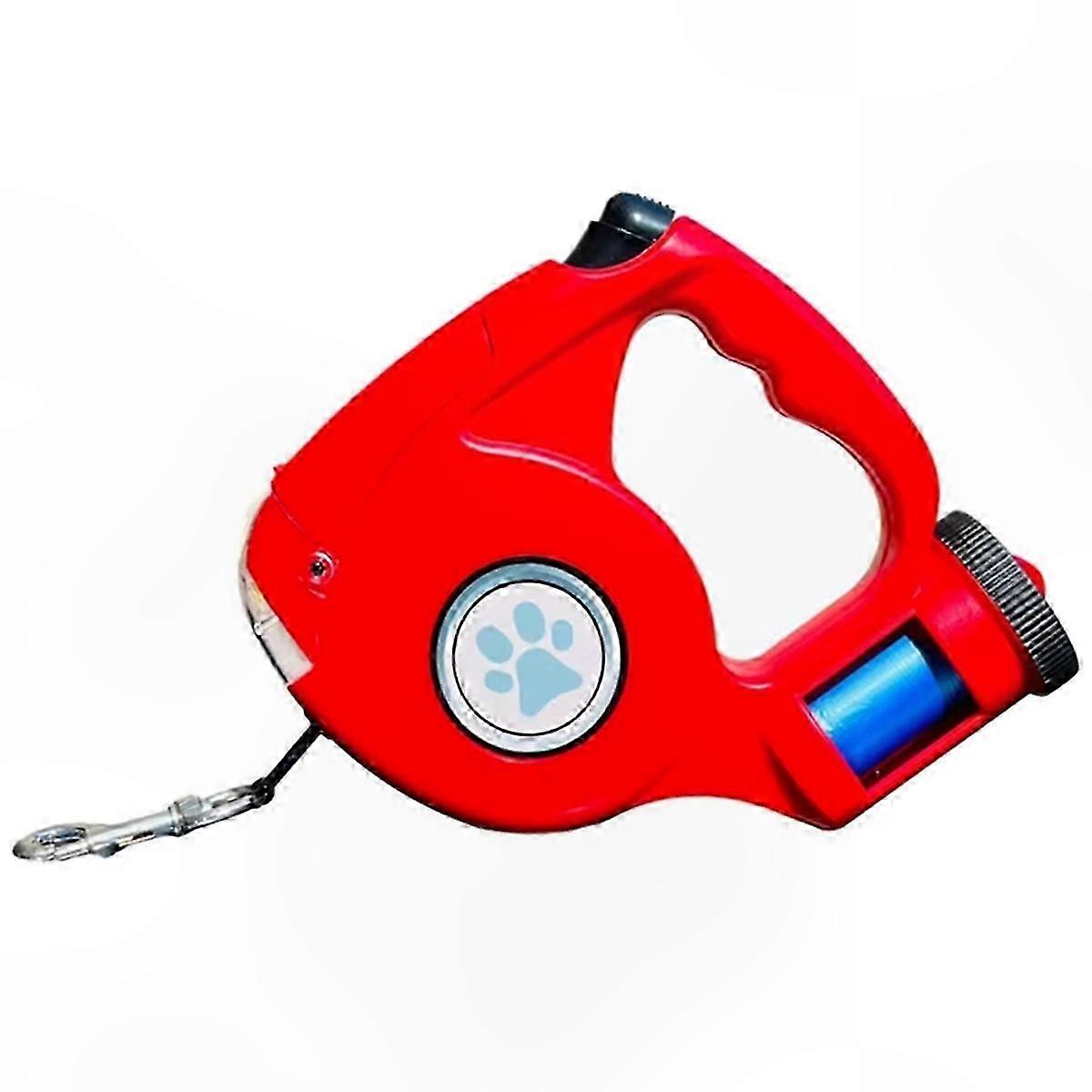 4.5M Retractable LED Dog Leash with Flashlight for Outdoor Walking