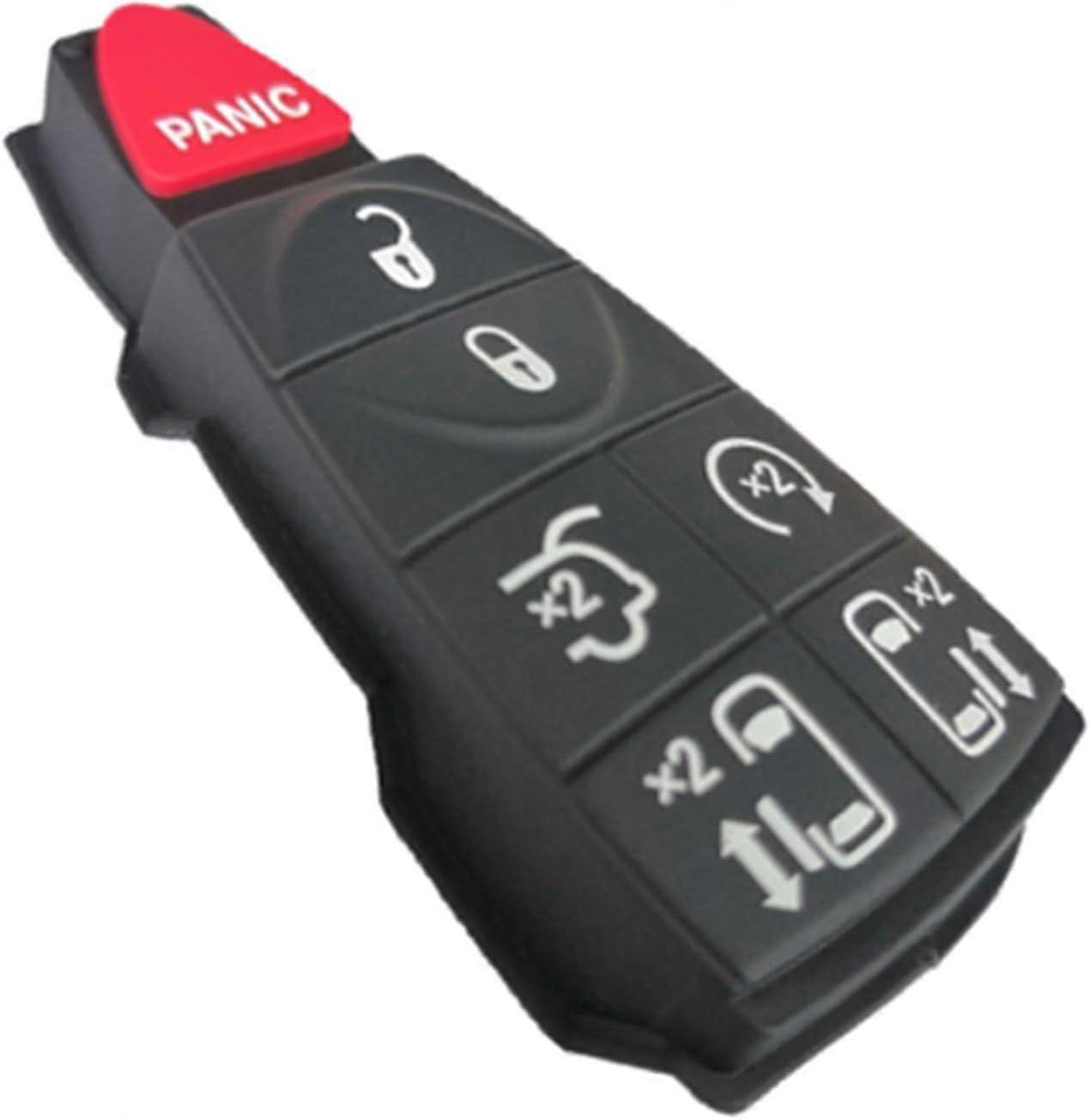 USARemote Keyless Entry Remote Key Cover Silicone Leather 4-Button Replacement for Honda Accord Civic Element Pilot (KR55WK49308)