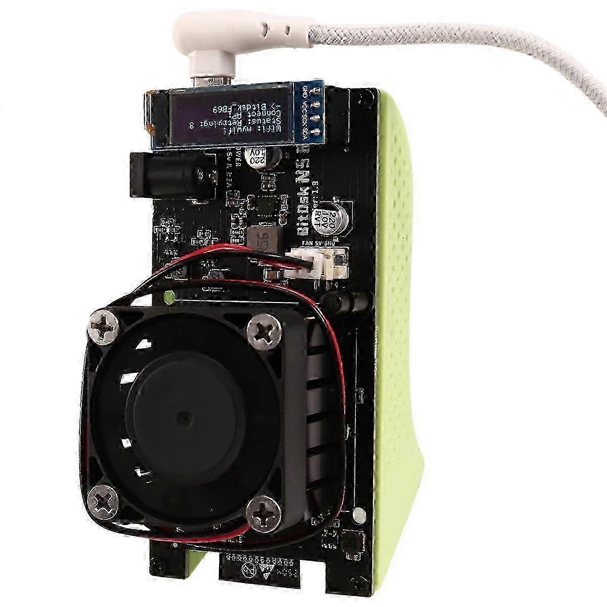 BM1397 Miner with Low Power Consumption and High Performance ASIC Chip for Bitcoin BTC Solo Mining, AU PLUG Standard, 200Gh/S Processing Spe