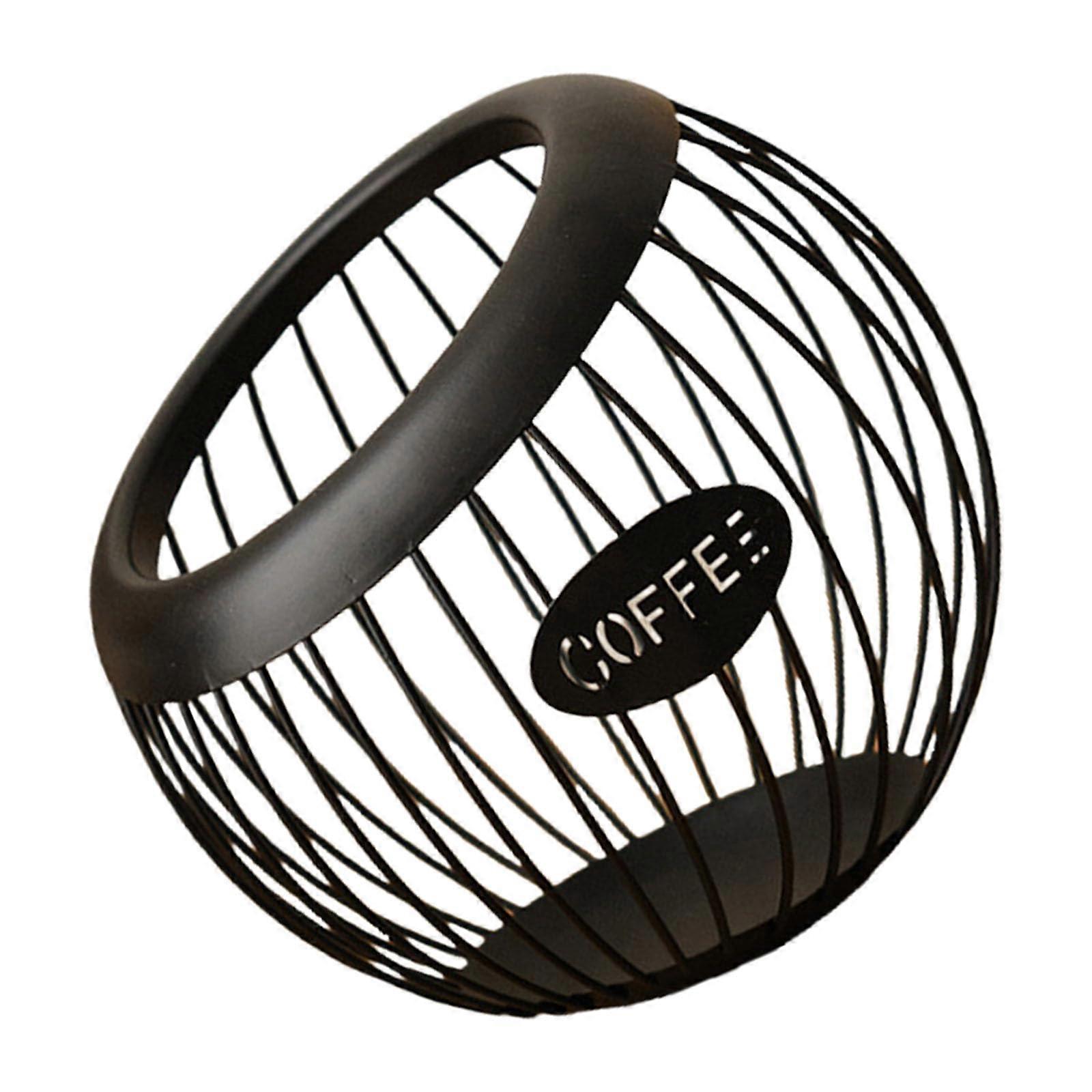 Coffee Accessory Storage Basket Fashionable Portable With Protective Opening For Maintaining Cleanliness And