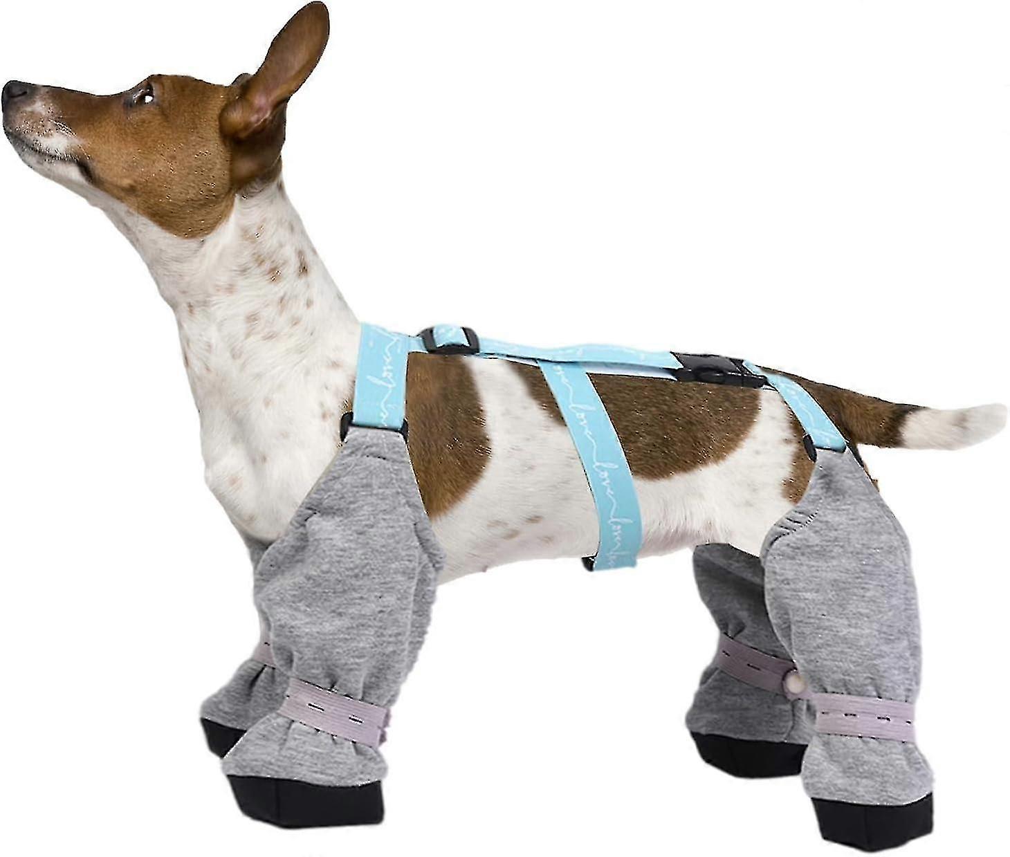 Botas de inverno para cães com suspensórios, impermeáveis e antiderrapantes, ideais para neve e clima frio.