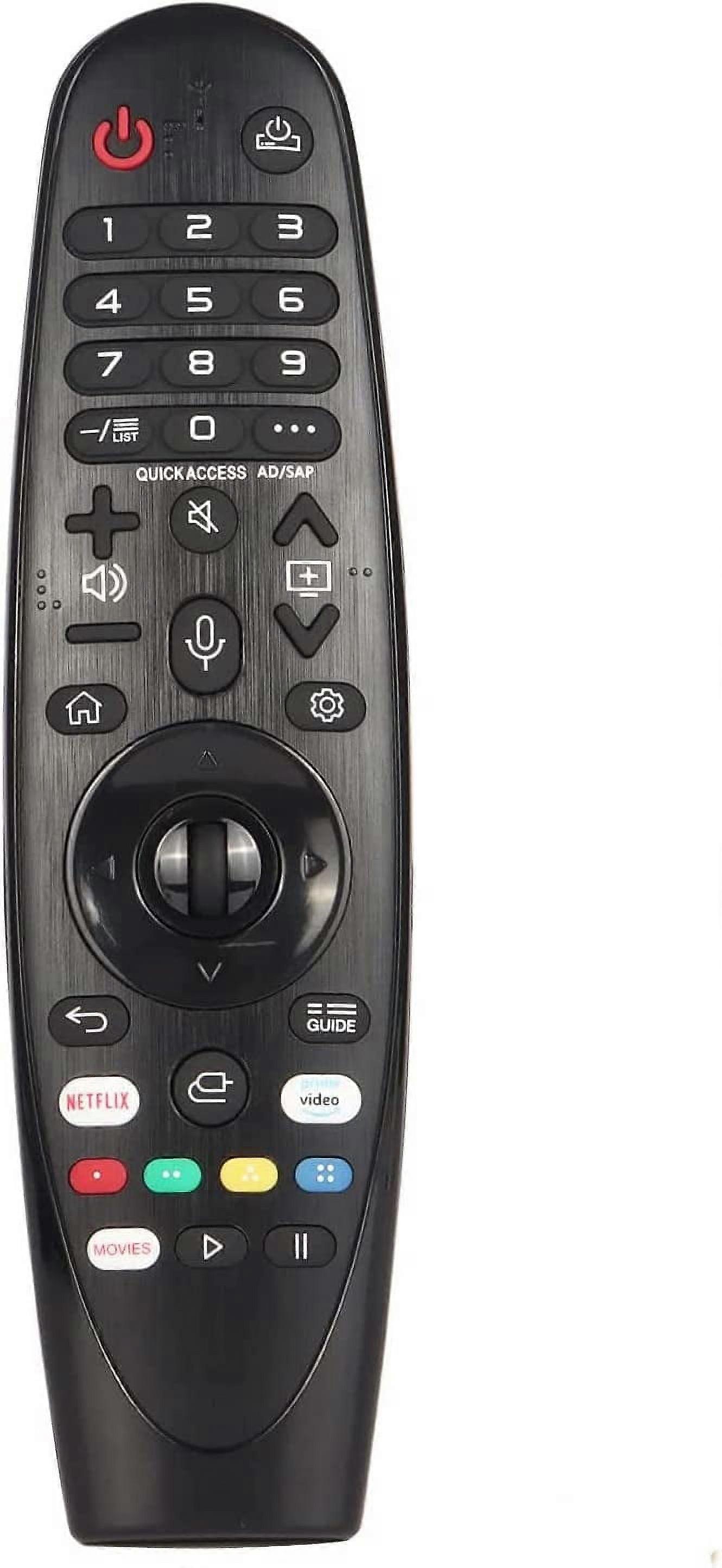 New IR AKB75855501 MR20GA Replaced Remote Control for 2020 compatible with LG Smart TV O, Nano Cell and 4K UHD Models with Netflix
