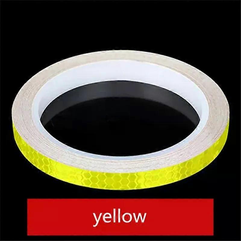 1 Stück 8 m reflektierendes Streifenband für Autos, Motorräder und Fahrräder – Dekorstreifen für Felgen und Räder