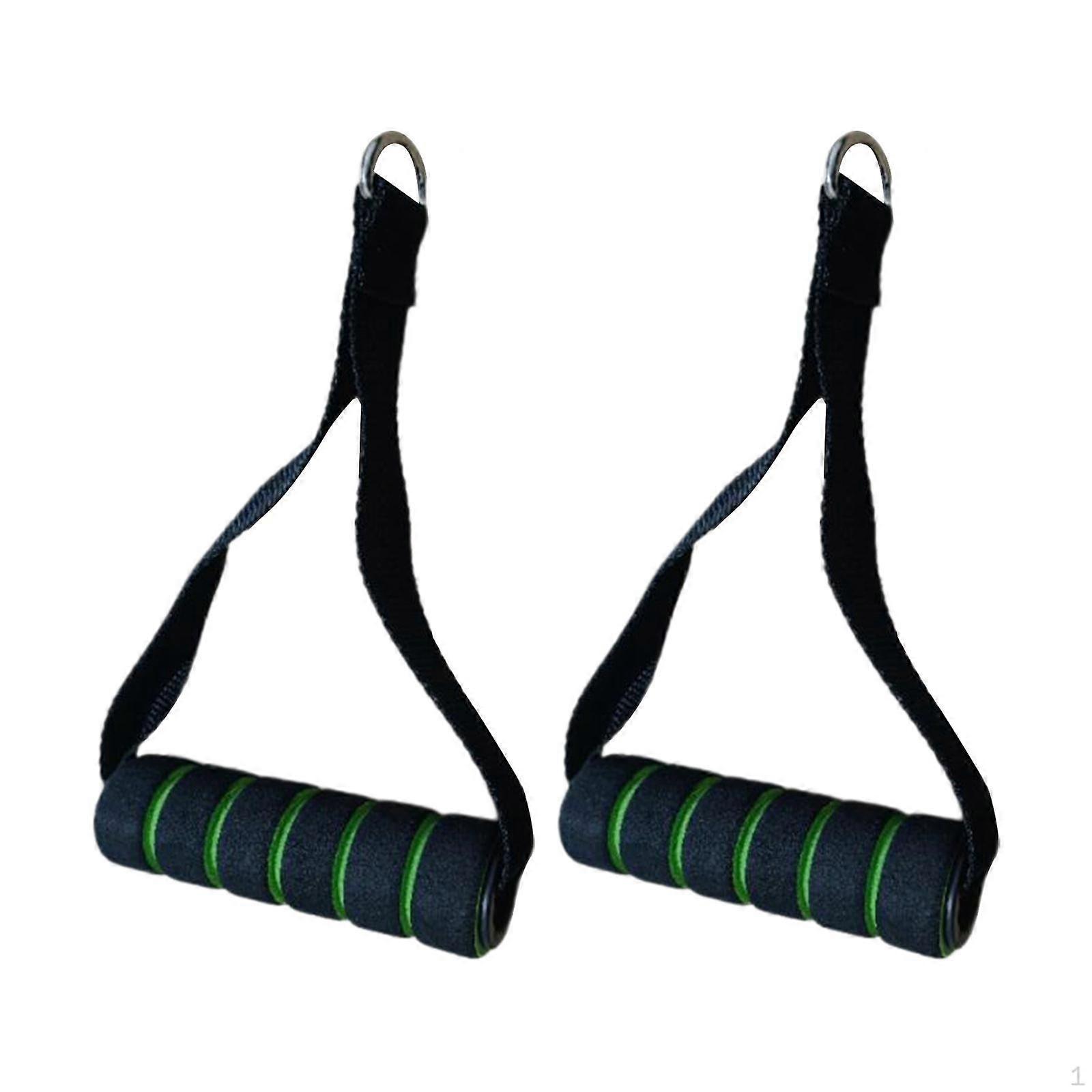 Exercise Handles for Cable Machine Resistance Bands Only Anti Slip Comfortable Nylon Straps